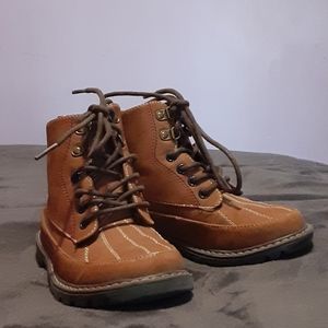 Brown Tommy Hilfiger dress,winter ankle boots